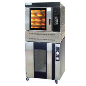 SM-705G+SM-716 GAS CONVECTION OVEN AND UNDERNEATH PROOFER SERIES
