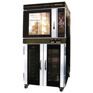 SM-705E+SM-716F Electrical Convection Oven And Underneath Proofer Series Sinmag