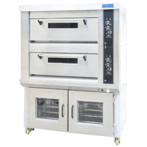 SM-802T+SM-15F Gas Deck Oven And Underneath Proofer Sinmag