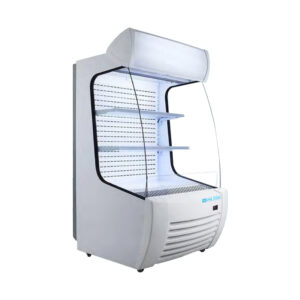 XCS-360L (WHITE) OPEN DISPLAY CHILLER, 360L, TWO SHELVES, R290, 220V/50HZ