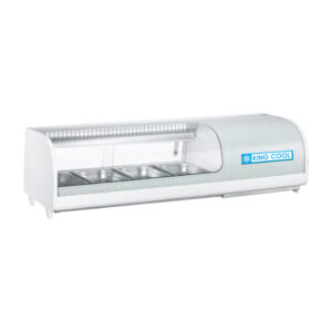 XCS-42L WHITE SUSHI SHOWCASE, 42L, 4*1/3 GN PAN 1148*406*316