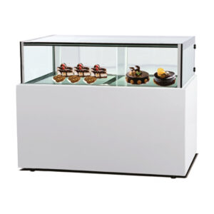 SLC-18CM WHITE MARBLE CHOCOLATE SHOWCASE (SQUARE)