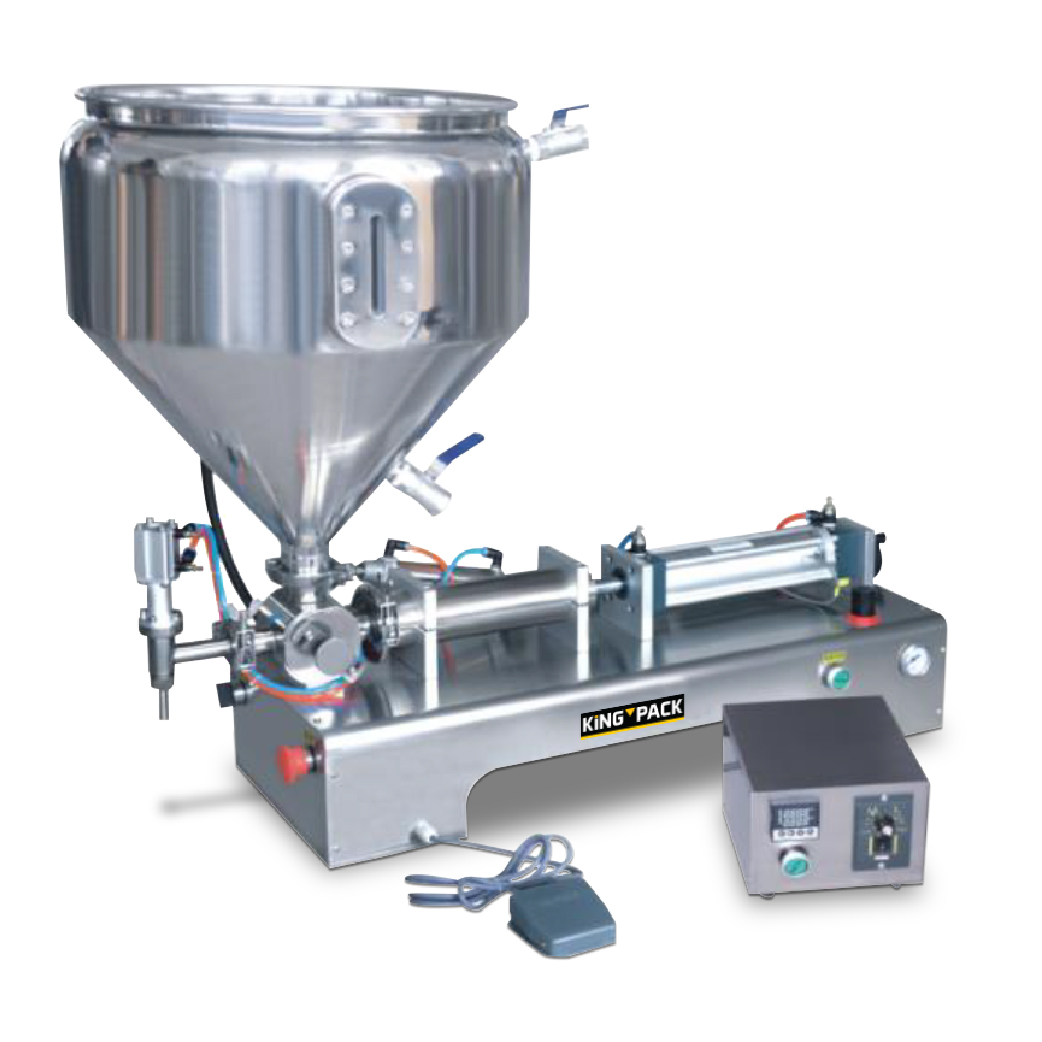 G1WGD100 HORIZONTAL SINGLE HEAD PASTE FILLING MACHINE WITH L