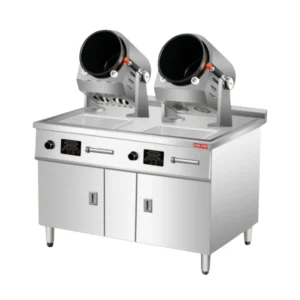 Jual Wm-Lyy36-Gs-2 Double 360Mm Drum Gas Automatic Cooking
