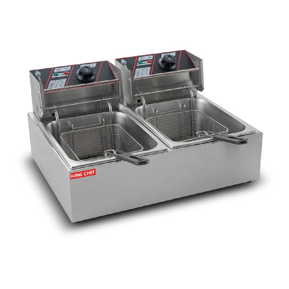 Jual Eh882 Electric Heating Double Cylinder Double Screen Fryer