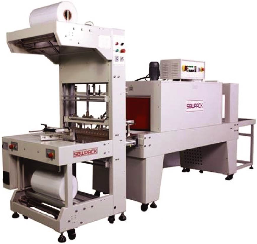 ST-6030+SM-6040S/M SEMI AUTOMATIC SLEEVE SEALING MACHINE WITH SHRINK TUNNEL