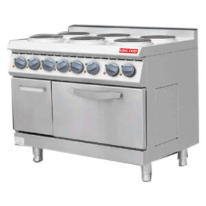 E-DS-700-6T ELECTRIC 6 HOT-PLATE COOKER WITH CABINET