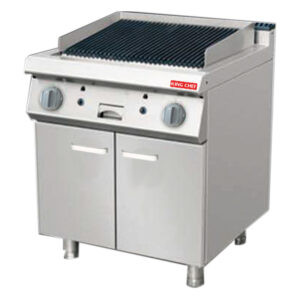 E-RQH-700 GAS LAVA ROCK GRILL WITH CABINET