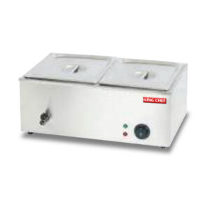 ET-TEM-2V ELECTRIC 2-PAN BAIN MARIE
