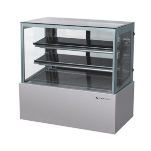 G-322BF MARBLE DISPLAY FRIDGE 2-8 DEGREE (WHITE/SILVER)