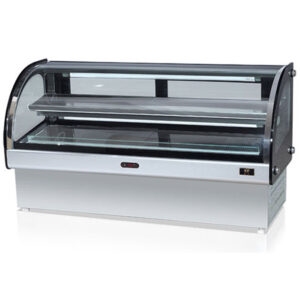 G-98FC BENCH TOP CAKE DISPLAY FRIDGE & AL. DOOR RAIL