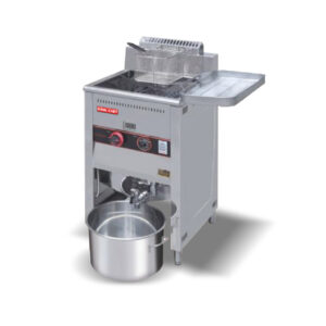 JBT-25T GAS FRYER STANDING SEMI AUTO TUBE 25L WITH OIL WATER SEPARATION