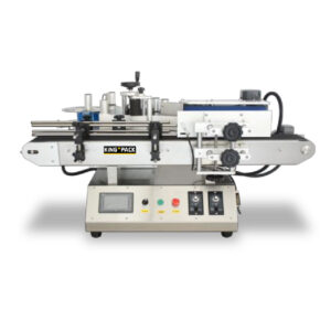 TRLM-120A TABLETOP ROUND BOTTLE LABELING MACHINE (LINEAR TYPE)