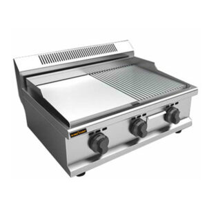 VG-722 GAS GRIDDLE (HALF FLAT HALF GROOVE)
